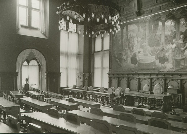 Rathaus Sitzungssaal um 1910